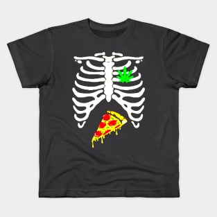 Pizza pot leaf Kids T-Shirt